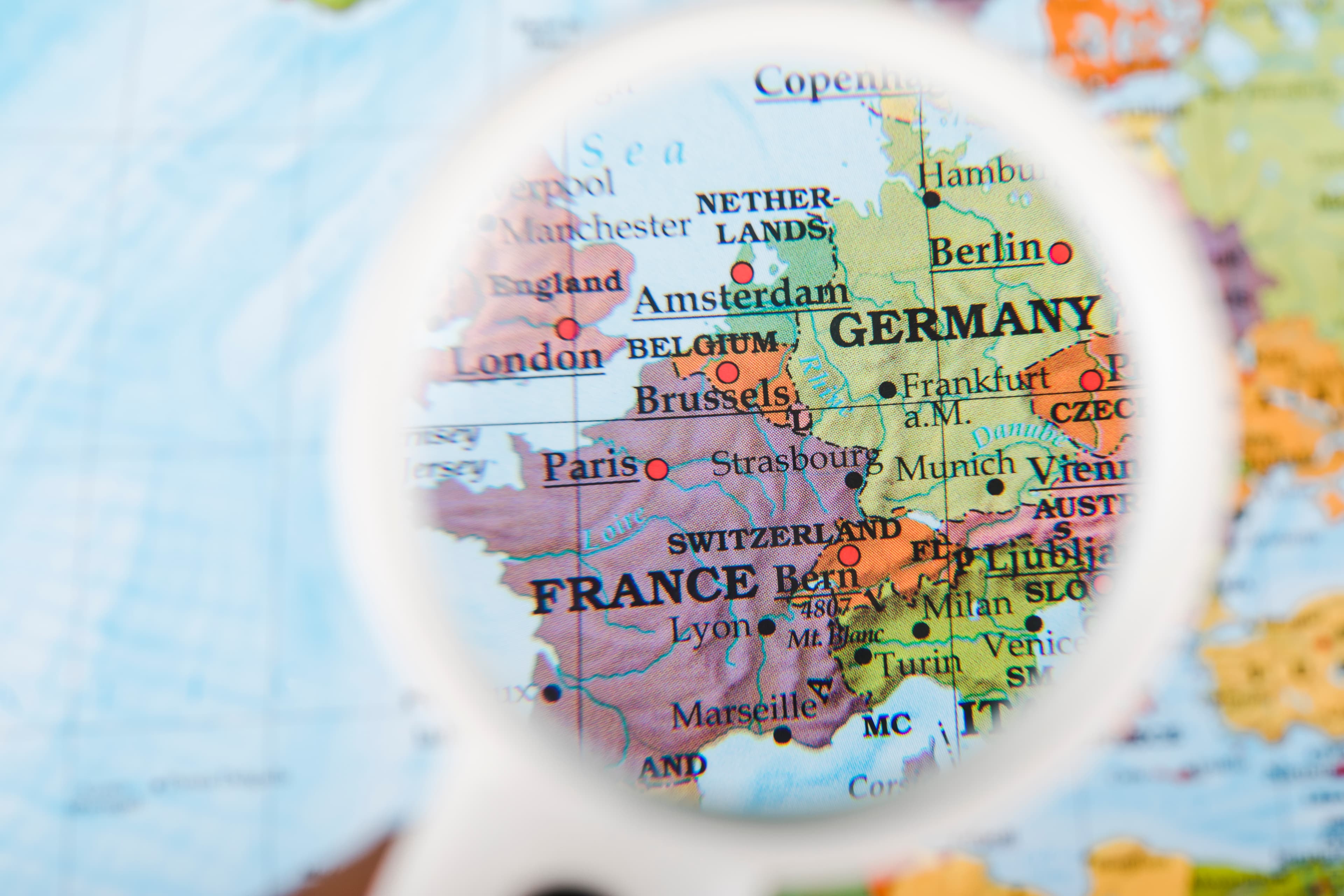 European destination landscape